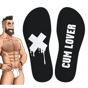 Chaussettes CUM LOVER de SneakXX Noires et Blanches