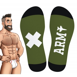 Chaussettes Hautes HANKY ARMY SneakXX Vertes