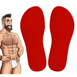 Chaussettes Hautes COLORS SneakXX Rouges