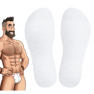 Chaussettes Hautes COLORS SneakXX Blanches