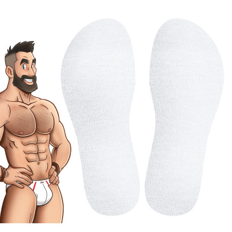 Chaussettes Hautes COLORS SneakXX Blanches