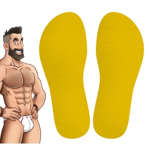 Chaussettes Hautes COLORS SneakXX Jaunes