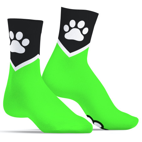 Chaussettes Puppy PAW vertes