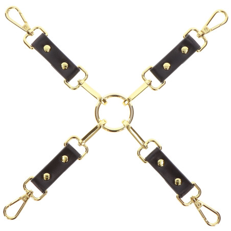 Attaches en croix HOGTIE VOGUE Noir-doré