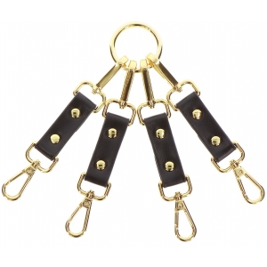 Attaches en croix HOGTIE VOGUE Noir-doré