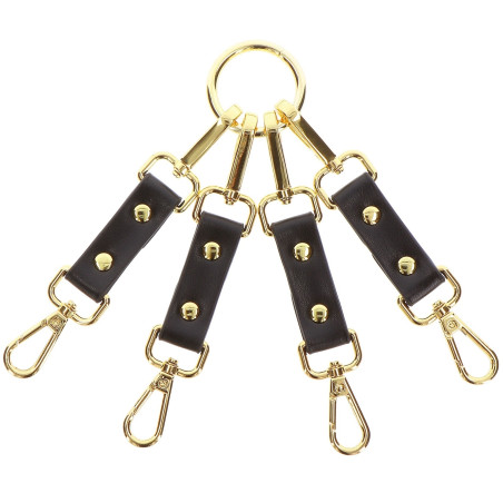 Attaches en croix HOGTIE VOGUE Noir-doré