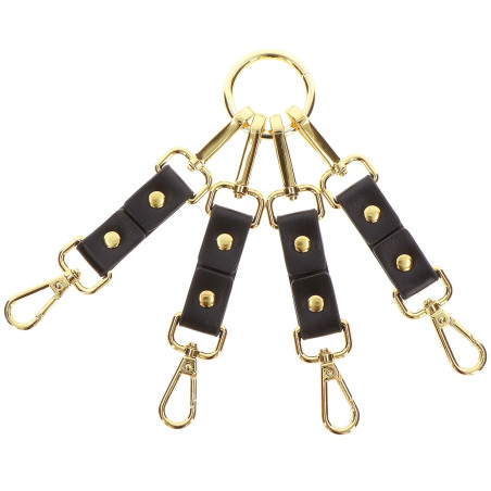 Attaches en croix HOGTIE VOGUE Noir-doré