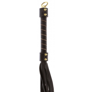 Martinet SM STUDDED WHIP noir de 55 cm