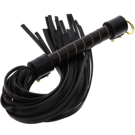 Martinet SM STUDDED WHIP noir de 55 cm