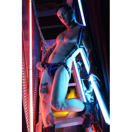 Harnais Singlet TRANSISTOR Noir-Bleu