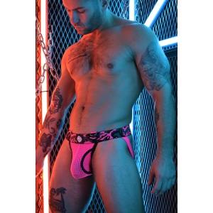 Jockstrap NEO CAMO Rose Neon