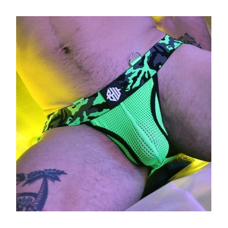Jockstrap NEO CAMO Vert Neon