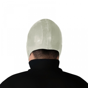 Masque à gaz BDSM en caoutchouc avec Filtre BREATH GAME Gris
