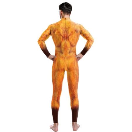 Combinaison Cosplay Renard FOX Orange-Blanc
