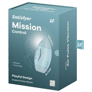Stimulateur clitoris MISSION CONTROL Satisfyer Bleu
