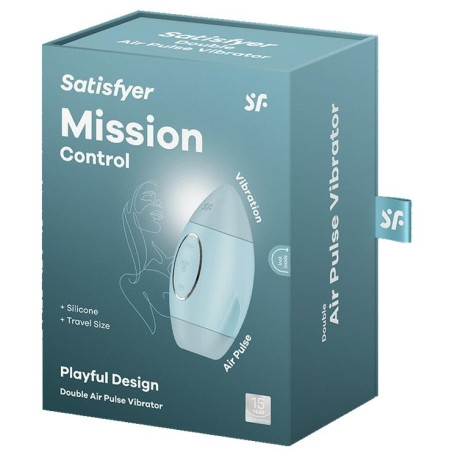 Stimulateur clitoris MISSION CONTROL Satisfyer Bleu