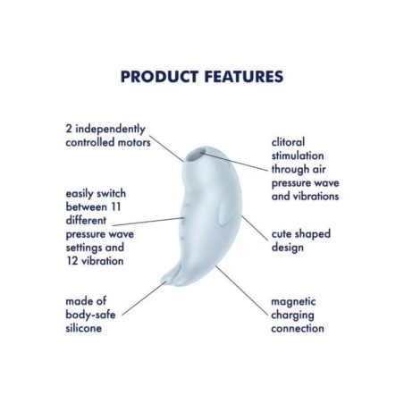 Stimulateur de Clitoris SEAL YOU SOON Satisfyer Bleu