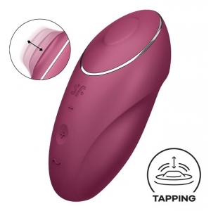 Stimulateur Clitoris TAP & CLIMAX 1 Satisfyer Framboise