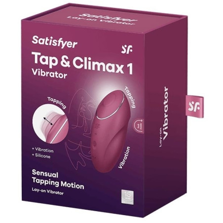 Stimulateur Clitoris TAP & CLIMAX 1 Satisfyer Framboise