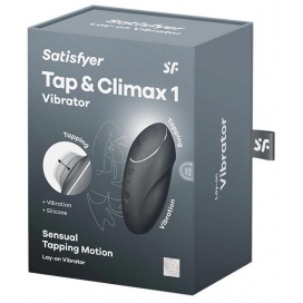 Stimulateur Clitoris TAP & CLIMAX 1 Noir Satisfyer 2