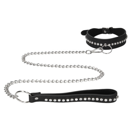Collier-Laisse à Strass DIAMOND STUDDED Ouch!