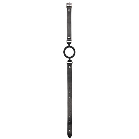 Bâillon SM silicone RING GAG 40 mm Ouch Noir