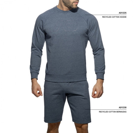 Pull RECYCLED COTTON Bleu marine