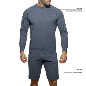 Bermuda RECYCLED COTTON Bleu marine