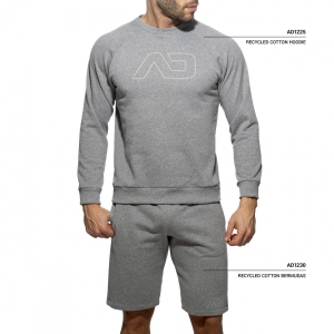 Bermuda RECYCLED COTTON Gris
