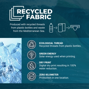 Bermuda RECYCLED COTTON Rouge