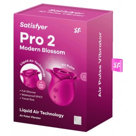 Stimulateur de Clitoris PRO 2 MODERN Satisfyer Fushia 2