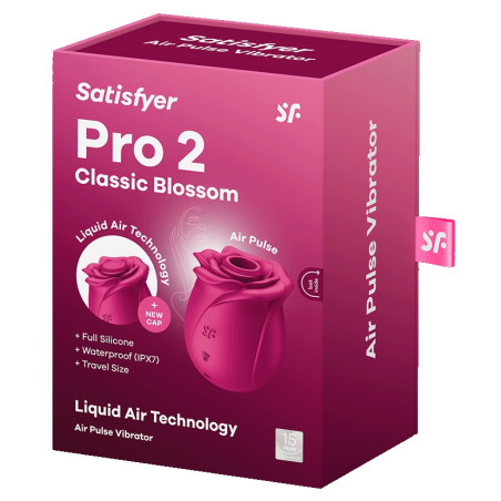 Stimulateur de Clitoris PRO 2 CLASSIC Satisfyer Framboise