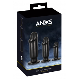 Kit de 3 plugs BUTT ANAL KIT 13.5 x 4.5 cm Maximum 2