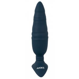 Plug vibrant avec Poussée BUTT THRUST 14.5 cm Bleu