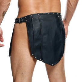Jupe homme Sm ROMAN SKIRT Noire 2