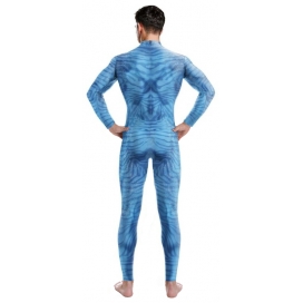 Combinaison Cosplay Sous les mers FISH Bleue 2