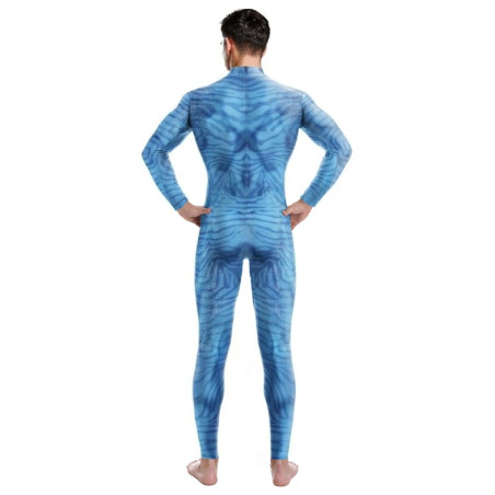 Combinaison Cosplay Sous les mers FISH Bleue