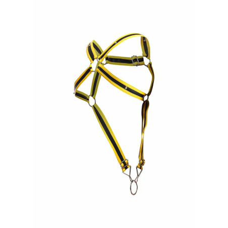 Harnais CROSS COCKRING Dngeon Jaune-Noir