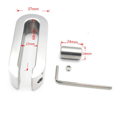 Ballstretcher en Métal Forme Ovale pour look Hard