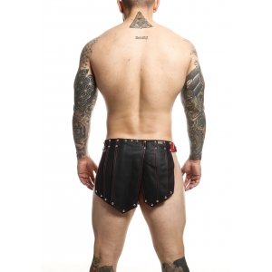 Jupe homme Sm ROMAN SKIRT Noire-Rouge