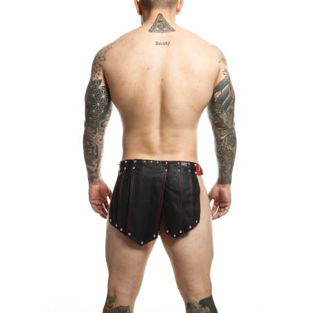 Jupe homme Sm ROMAN SKIRT Noire-Rouge