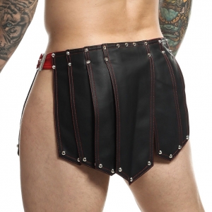 Jupe homme Sm ROMAN SKIRT Noire-Rouge