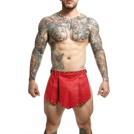 Jupe homme Sm ROMAN SKIRT Rouge-Noire