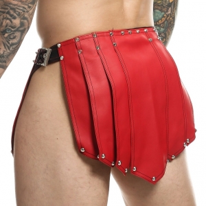 Jupe homme Sm ROMAN SKIRT Rouge-Noire