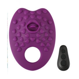 Coussin vibrant langue GRIND RING Violet MyPlayToys