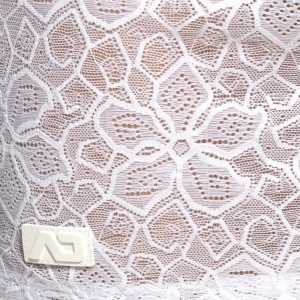 Jupe homme en Dentelle FLOWERY LACE Blanche