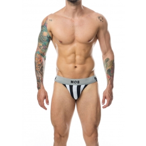 Jockstrap MOB Classic Blanc-Noir