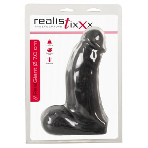 Gode XL GIANT COCK Realistixxx 18 cm Noir