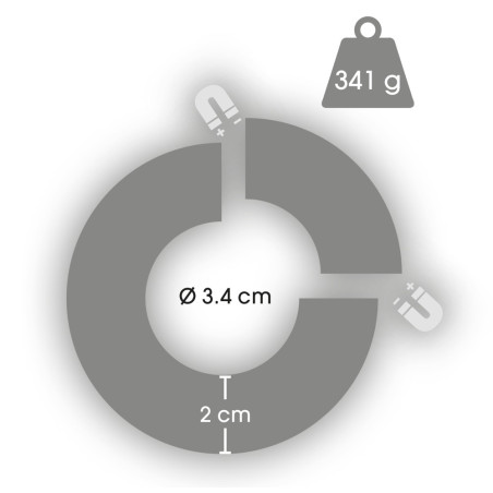 Ballstretcher magnétique STRETCHEO Diamètre 34 mm