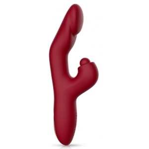 Vibro Rabbit VELTER 11 x 3.2cm Rouge
